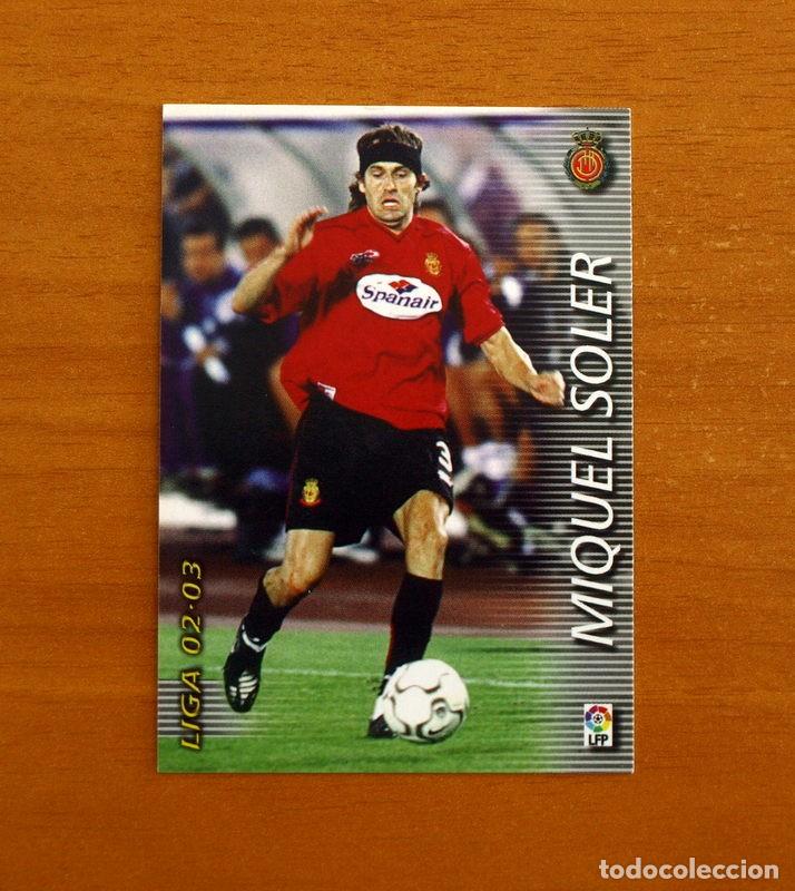 Cromos de f&uacute;tbol: Mallorca -N&ordm; 188 Miquel Soler -Mega Fichas Liga 2002-2003-02-03 -Megafichas Panini Sports