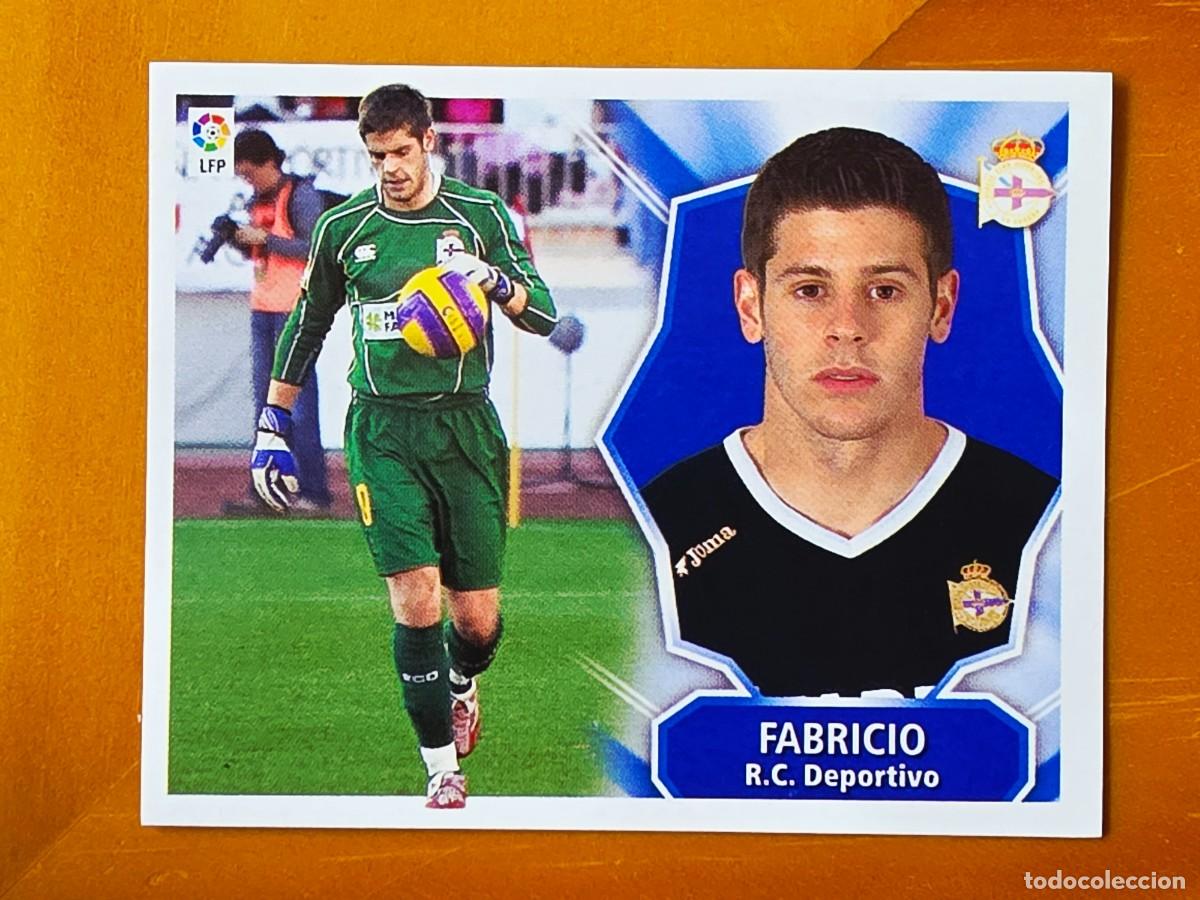 Cartes &agrave; collectionner de Football: Fabricio, Fabri, Deportivo de la Coru&ntilde;a, Panini Ediciones Liga Este 2008 2009 08 09, sin pegar