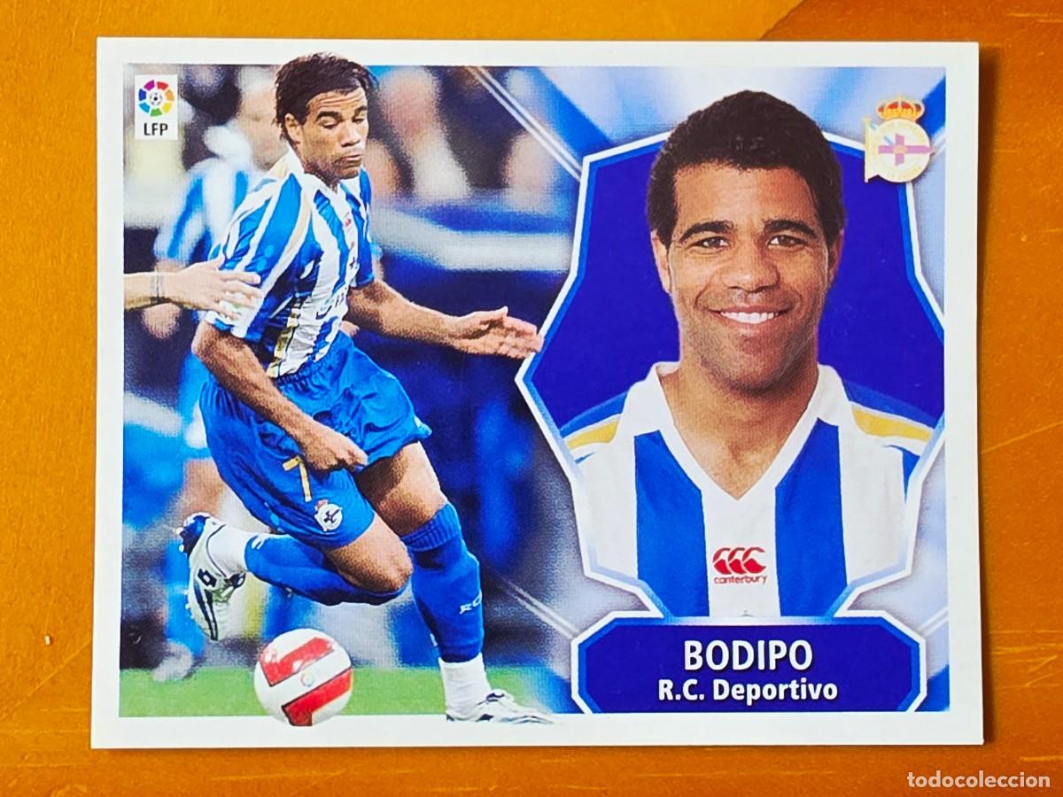 Cromos de f&uacute;tbol: Rodolfo Bodipo, Deportivo de la Coru&ntilde;a, Panini Ediciones Liga Este 2008 2009 08 09, sin pegar