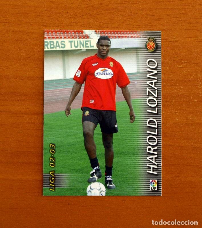 Cromos de f&uacute;tbol: Mallorca -N&ordm; 192 Harold Lozano -Mega Fichas Liga 2002-2003-02-03 -Megafichas Panini Sports