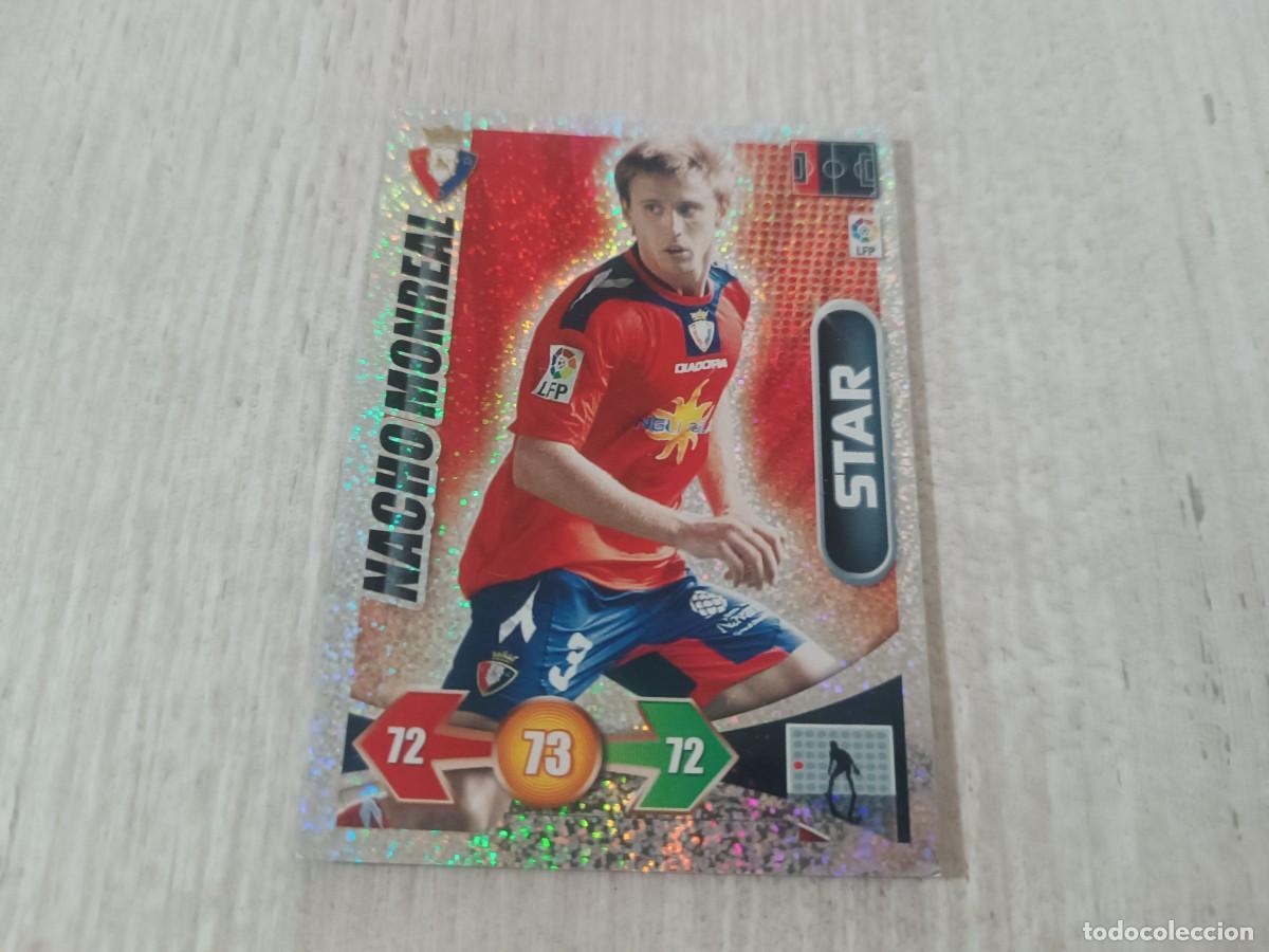 Cromos de f&uacute;tbol: NACHO MONREAL STAR ADRENALYN 2009 2010 09 10
