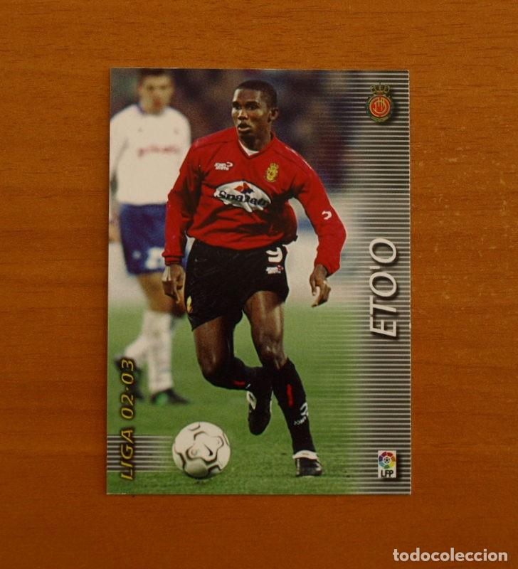 Cromos de f&uacute;tbol: Mallorca -N&ordm; 196 Samuel Eto'o-Eto ' o -Mega Fichas Liga 2002-2003-02-03 -Megafichas Panini Sports