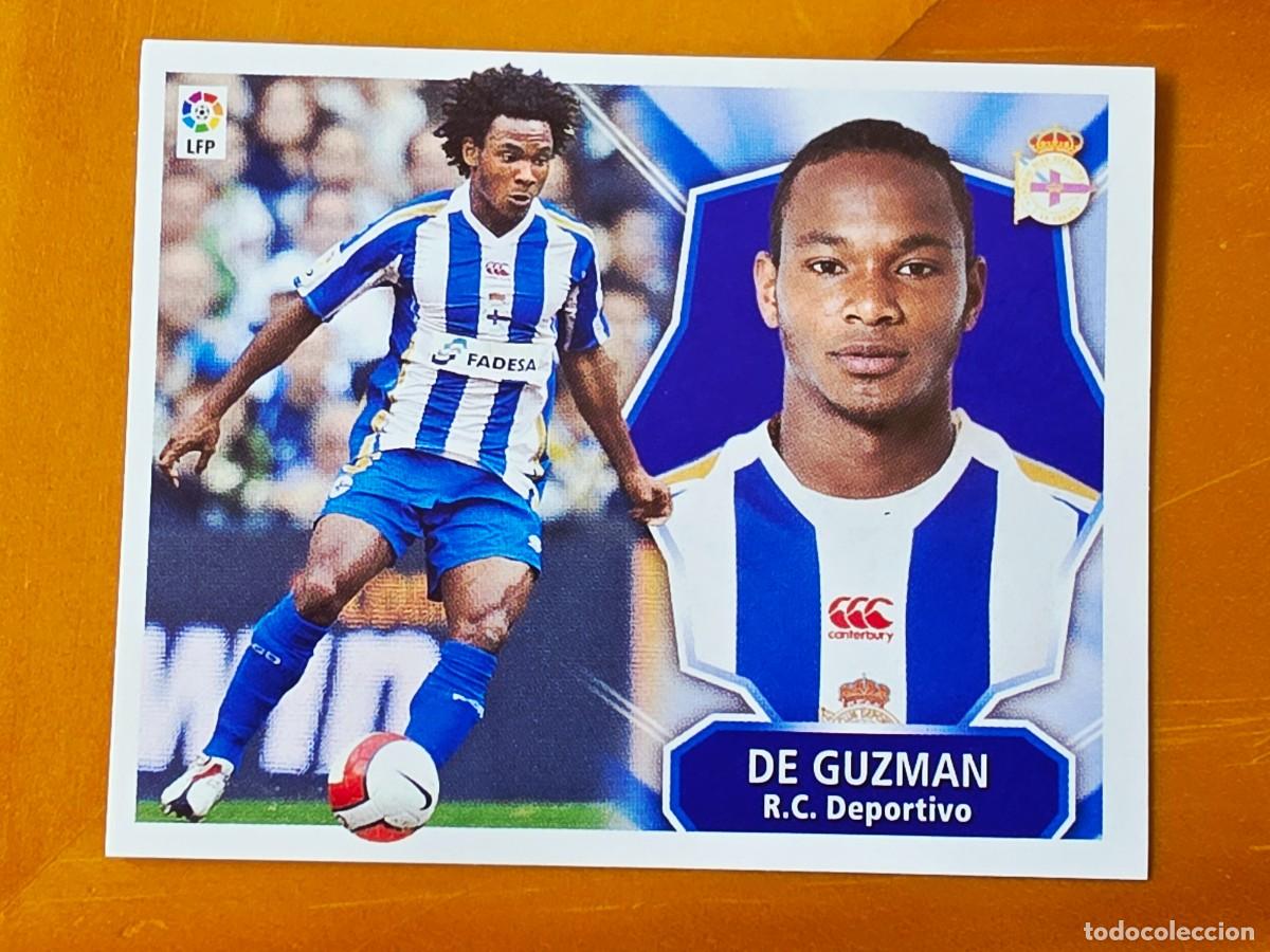 Cromos de f&uacute;tbol: Juli&aacute;n de Guzm&aacute;n, Deportivo de la Coru&ntilde;a, Panini Ediciones Liga Este 2008 2009 08 09, sin pegar