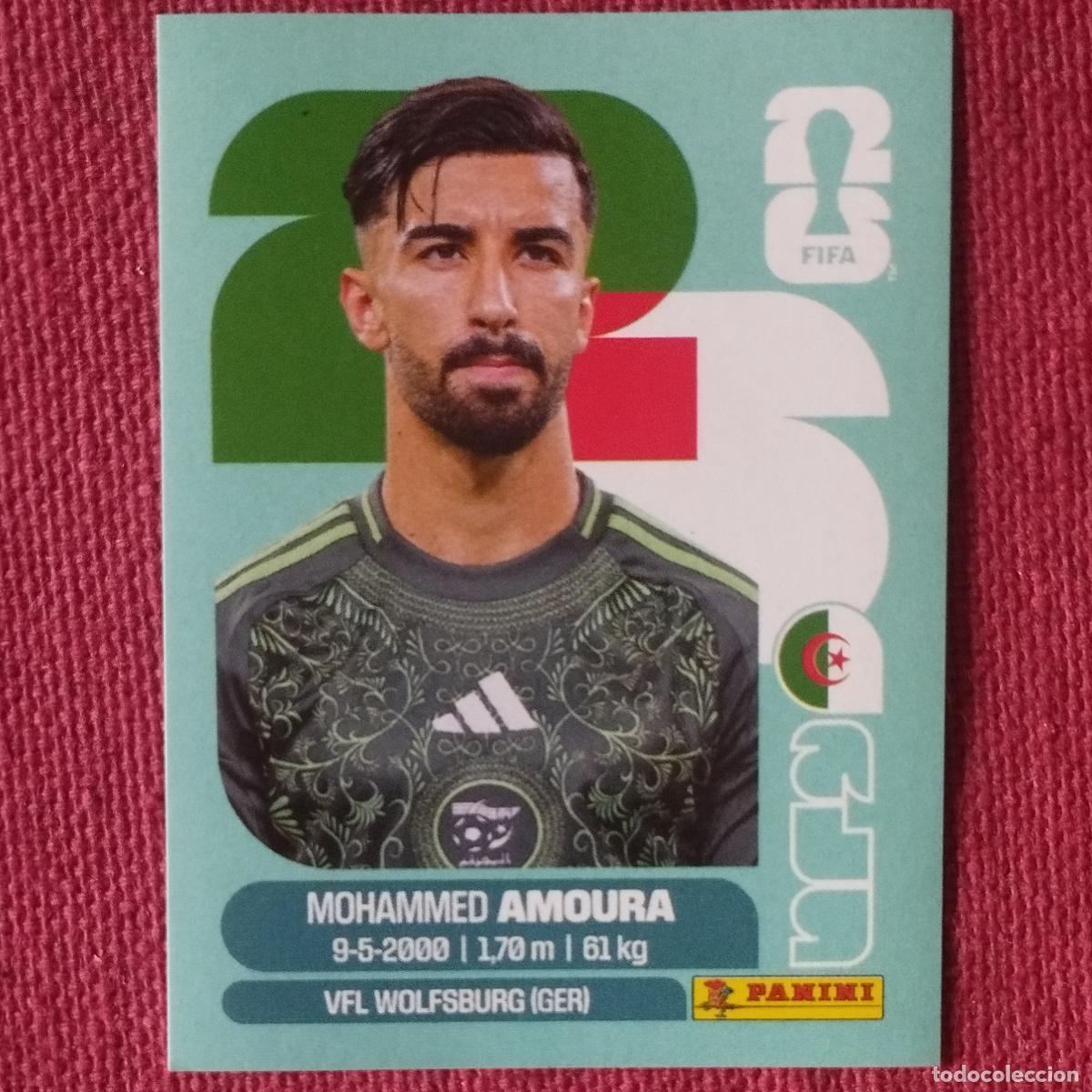 Cromos de f&uacute;tbol: MOHAMED AMOURA - ARGELIA - ALG 20 - MUNDIAL DE FUTBOL 2026 - FIFA WORLD CUP