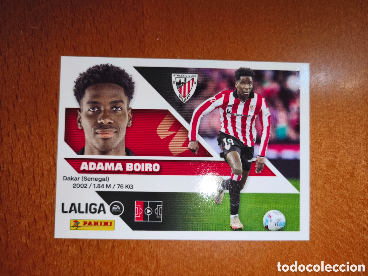 Cartes &agrave; collectionner de Football: Adama Boiro n&deg;9B liga este 26/27 Athletic Club