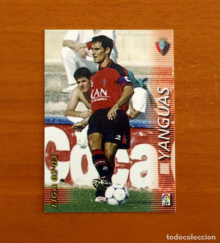 Cromos de f&uacute;tbol: Osasuna -N&ordm; 202 Yanguas -Mega Fichas Liga 2002-2003-02-03 -Megafichas Panini Sports