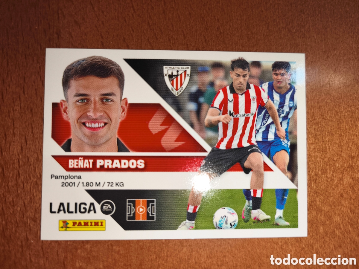 Cromos de f&uacute;tbol: Prados n&deg;13 Bis coloca liga este 26/27 Athletic Club