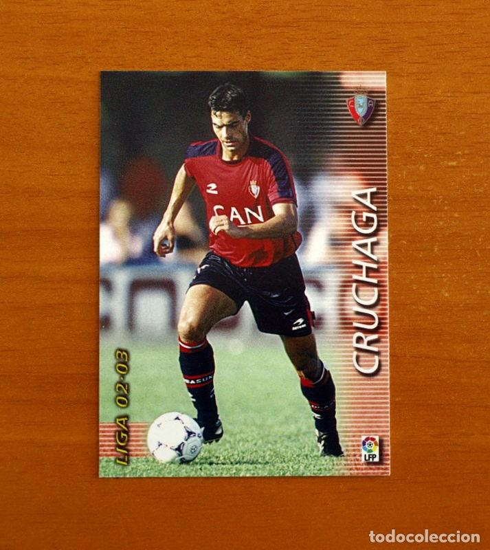 Cromos de f&uacute;tbol: Osasuna -N&ordm; 203 Cruchaga -Mega Fichas Liga 2002-2003-02-03 -Megafichas Panini Sports