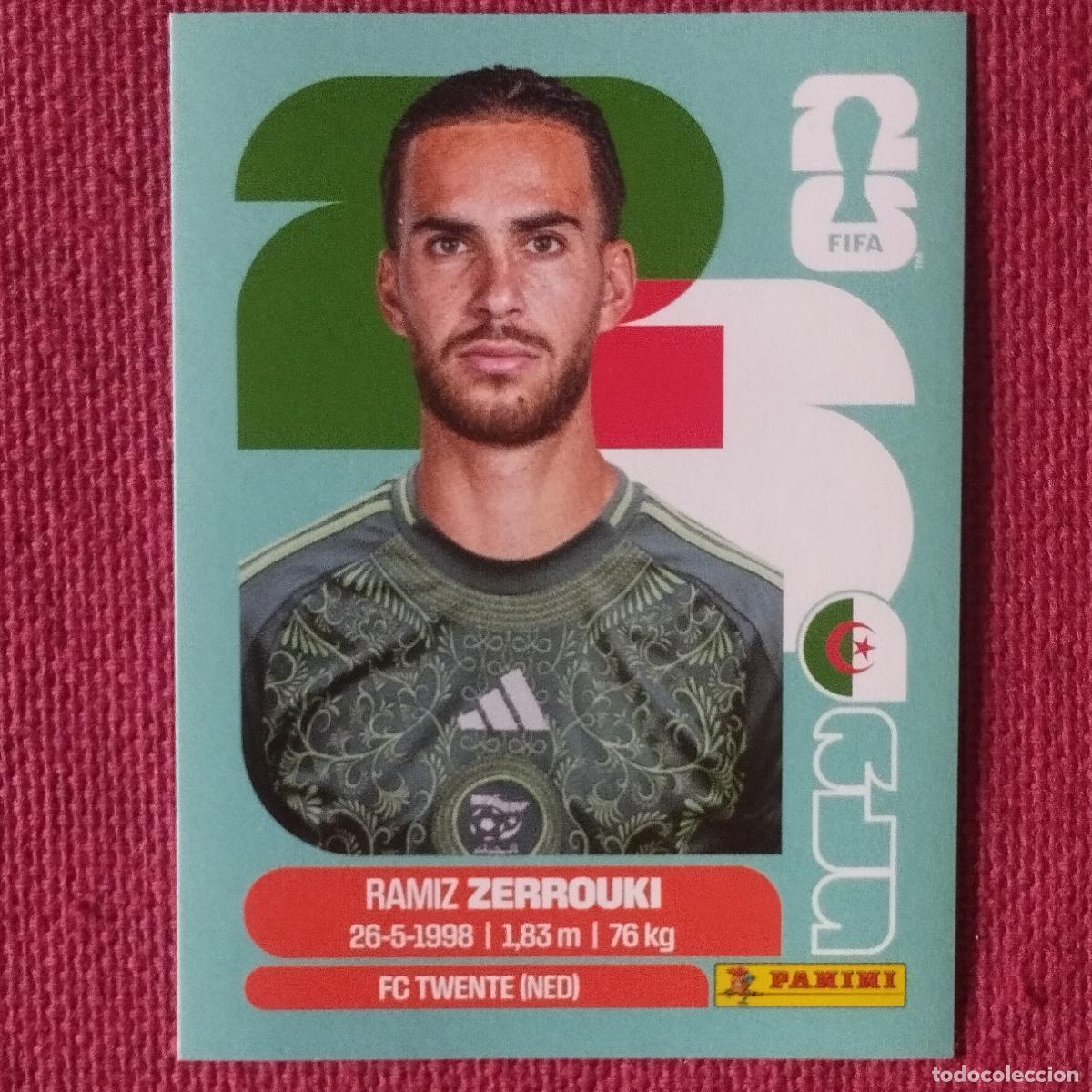 Cromos de f&uacute;tbol: RAMIZ ZERROUKI - ARGELIA - ALG 11 - MUNDIAL DE FUTBOL 2026 - FIFA WORLD CUP