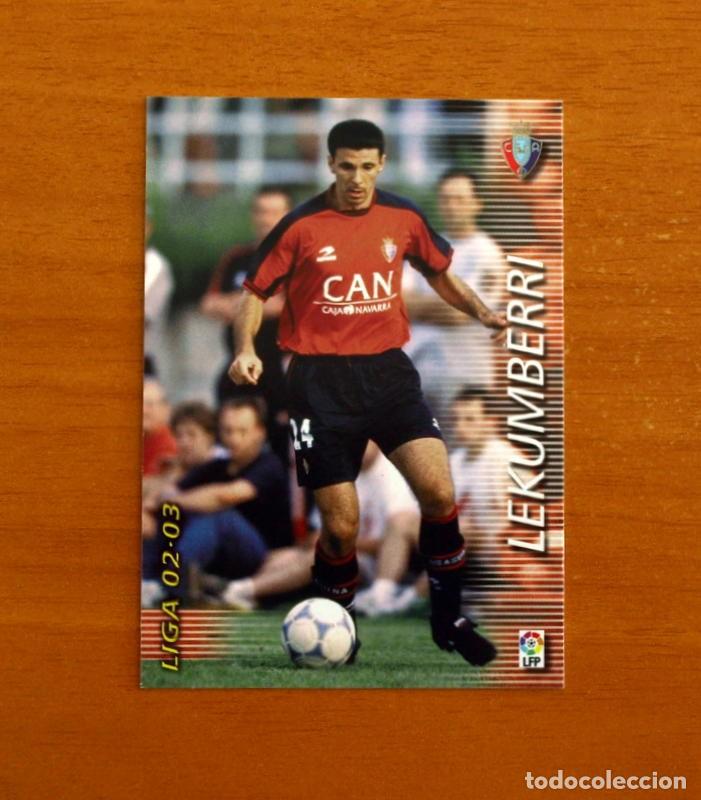 Cromos de f&uacute;tbol: Osasuna -N&ordm; 207 Lekumberri -Mega Fichas Liga 2002-2003-02-03 -Megafichas Panini Sports