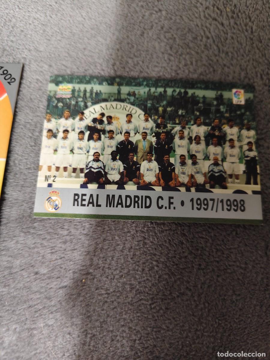Cromos de f&uacute;tbol: 2. PLANTILLA REAL MADRID MUNDICROMO FICHAS 97 98 LIGA 1997 1998 CARD ABB