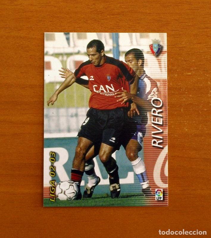 Cromos de f&uacute;tbol: Osasuna -N&ordm; 209 Rivero -Mega Fichas Liga 2002-2003-02-03 -Megafichas Panini Sports