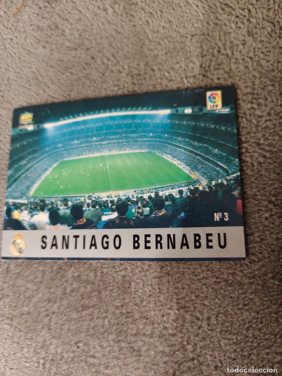 Cromos de f&uacute;tbol: 3. ESTADIO SANTIAGO BERNAB&Eacute;U REAL MADRID MUNDICROMO FICHAS 97 98 LIGA 1997 1998 CARD ABB