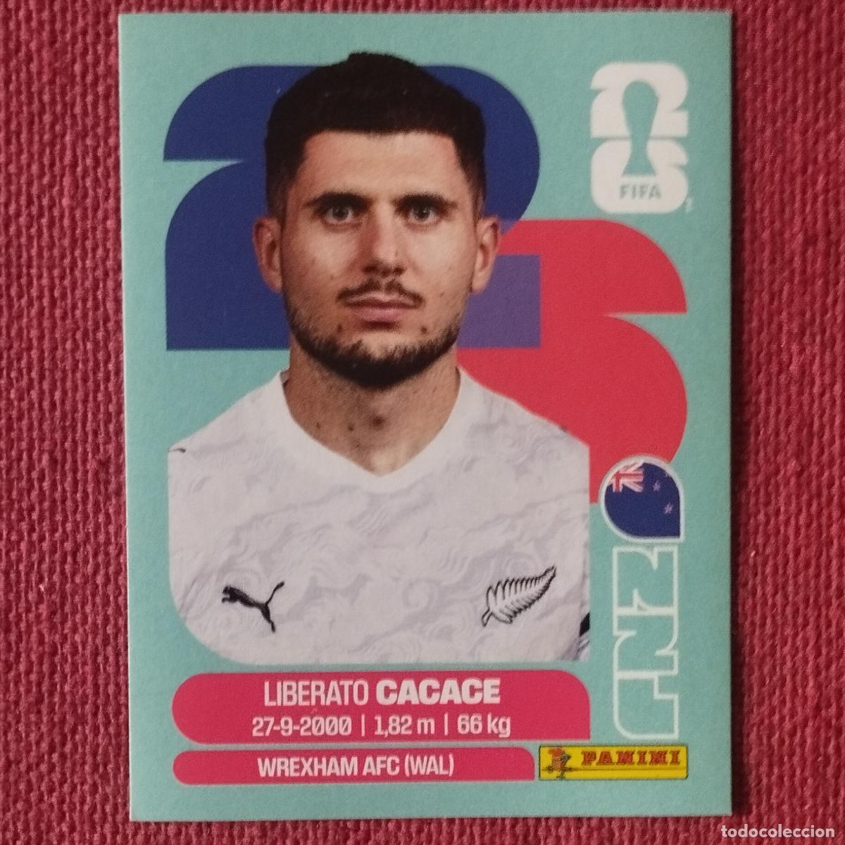Cromos de f&uacute;tbol: LIBERATO CACACE - NUEVA ZELANDA - NZL 5 - MUNDIAL DE FUTBOL 2026 - FIFA WORLD CUP