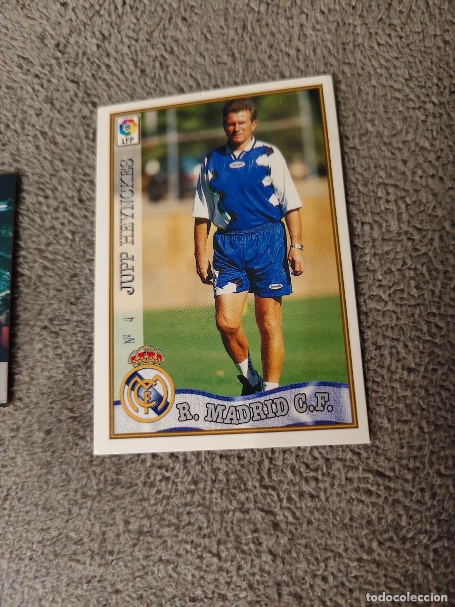 Cromos de f&uacute;tbol: 4. JUPP HEYNCKES REAL MADRID MUNDICROMO FICHAS 97 98 LIGA 1997 1998 CARD ABB