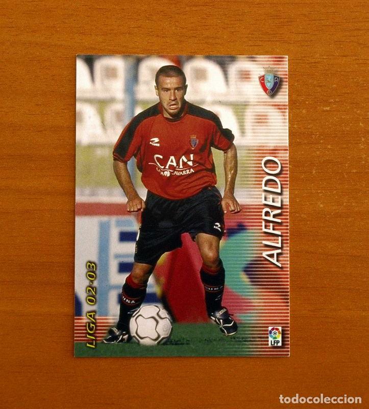 Cromos de f&uacute;tbol: Osasuna -N&ordm; 211 Alfredo -Mega Fichas Liga 2002-2003-02-03 -Megafichas Panini Sports