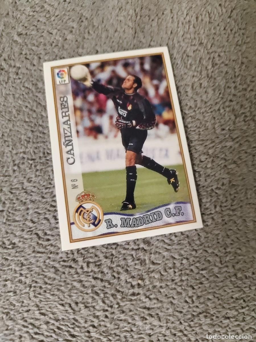 Cromos de f&uacute;tbol: 6. CA&Ntilde;IZARES REAL MADRID MUNDICROMO FICHAS 97 98 LIGA 1997 1998 CARD ABB