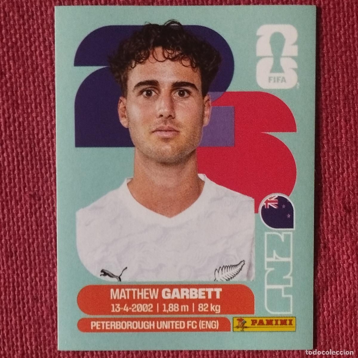 Fu&szlig;ball-Sticker: MATTHEW GARBETT - NUEVA ZELANDA - NZL 14 - MUNDIAL DE FUTBOL 2026 - FIFA WORLD CUP
