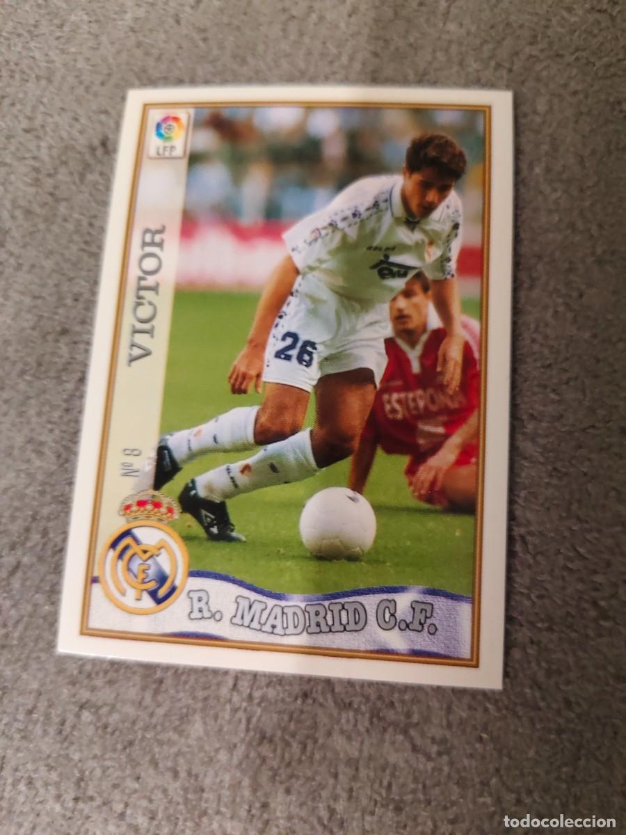 Cromos de f&uacute;tbol: 8. V&Iacute;CTOR REAL MADRID MUNDICROMO FICHAS 97 98 LIGA 1997 1998 CARD ABB