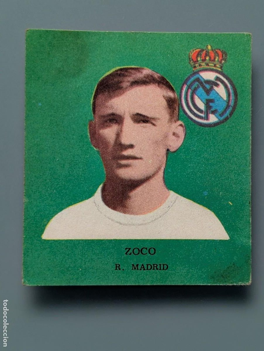 Figurine di Calcio: RARISIMO CROMO RARE ROOKIE CARD ZOCO REAL MADRID LIGA FUTBOL 1962 1963 62/63 FHER DISGRA FOOTBALL