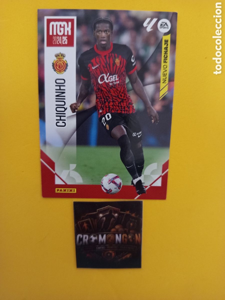 Figurine di Calcio: ❇️ CROMO ⚽ CARD CHIQUINHO MALLORCA NUEVO FICHAJE MEGACRACKS 24 25 MGKS 2024 2025 PANINI ❇️
