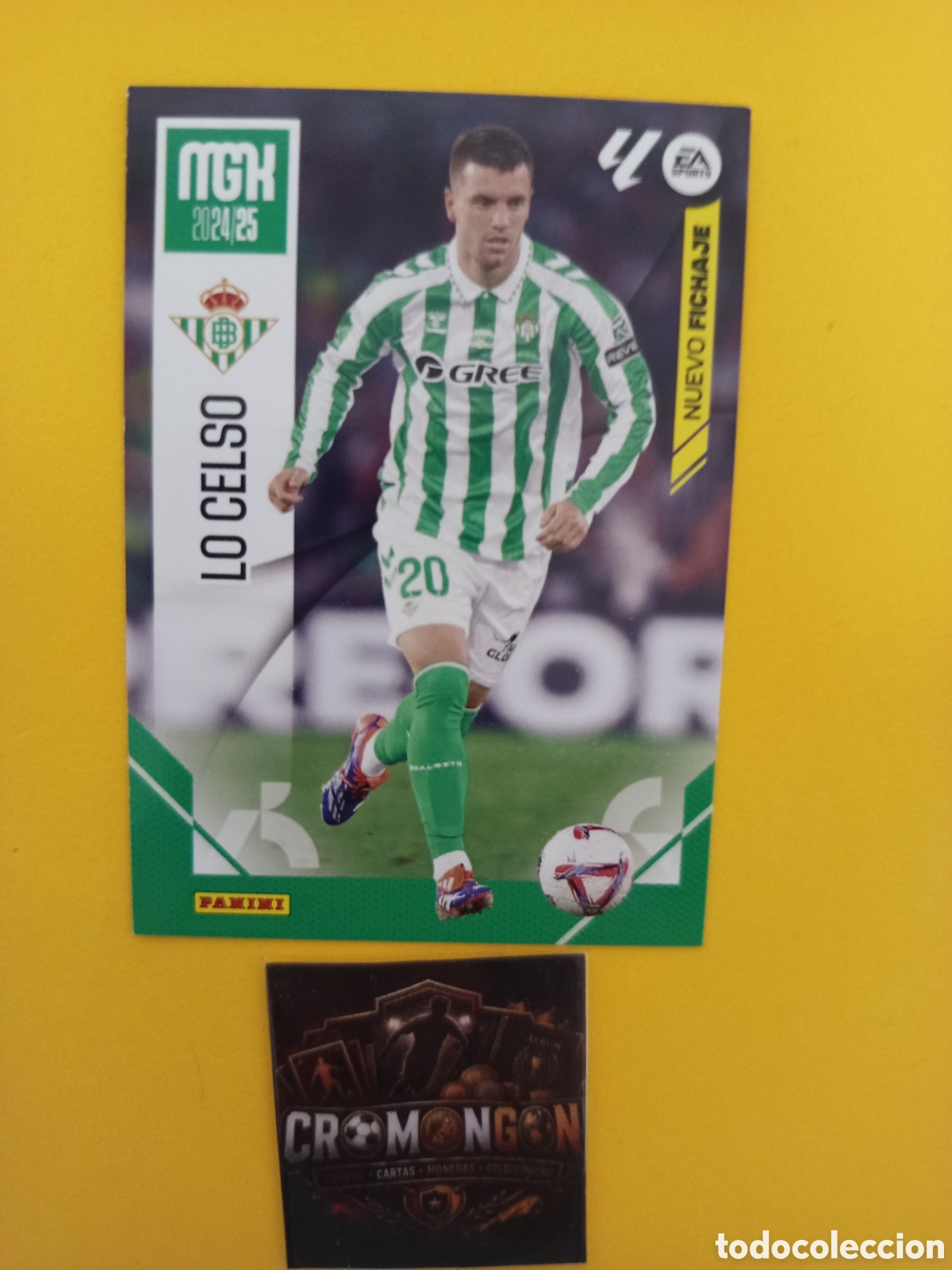 Figurine di Calcio: ❇️ CROMO ⚽ CARD LO CELSO BETIS NUEVO FICHAJE MEGACRACKS 24 25 MGKS 2024 2025 PANINI ❇️