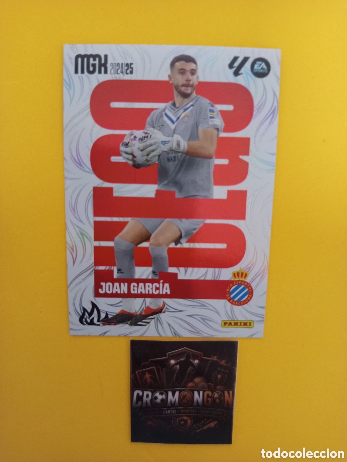 Figurine di Calcio: ❇️ CROMO ⚽ CARD JOAN GARC&Iacute;A ESPA&Ntilde;OL FUEGO MEGACRACKS 24 25 MGKS 2024 2025 PANINI ❇️