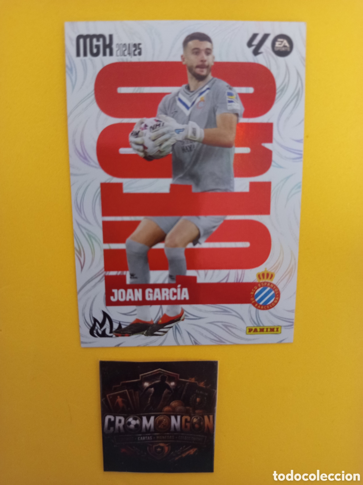 Figurine di Calcio: ❇️ CROMO ⚽ CARD JOAN GARC&Iacute;A ESPA&Ntilde;OL FUEGO MEGACRACKS 24 25 MGKS 2024 2025 PANINI ❇️