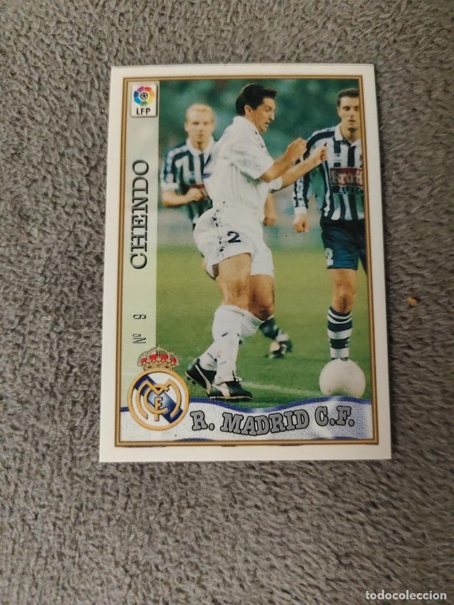 Cromos de f&uacute;tbol: 9. CHENDO REAL MADRID MUNDICROMO FICHAS 97 98 LIGA 1997 1998 CARD ABB