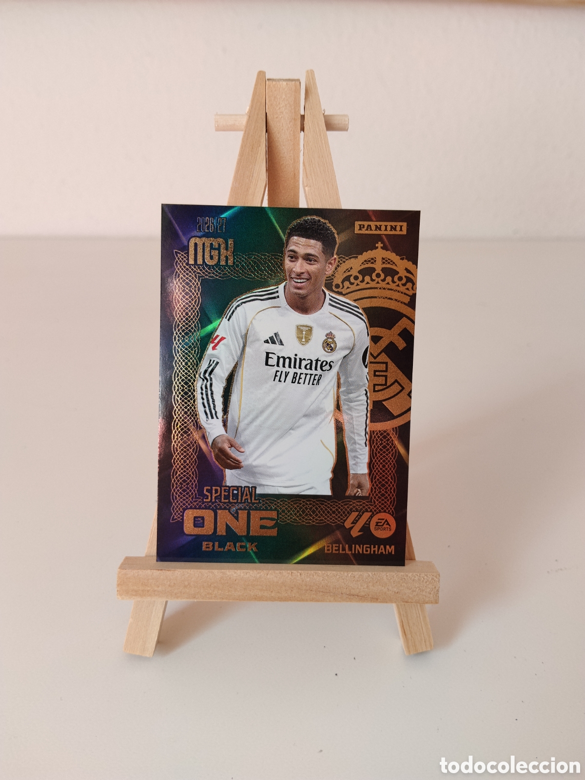 Cromos de f&uacute;tbol: Bellingham special one black megacrack 26/27