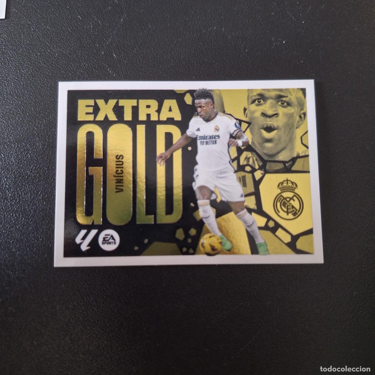 Cromos de f&uacute;tbol: CROMO VINICIUS EXTRA GOLD - REAL MADRID - PANINI LIGA ESTE 2024 2025 24 25