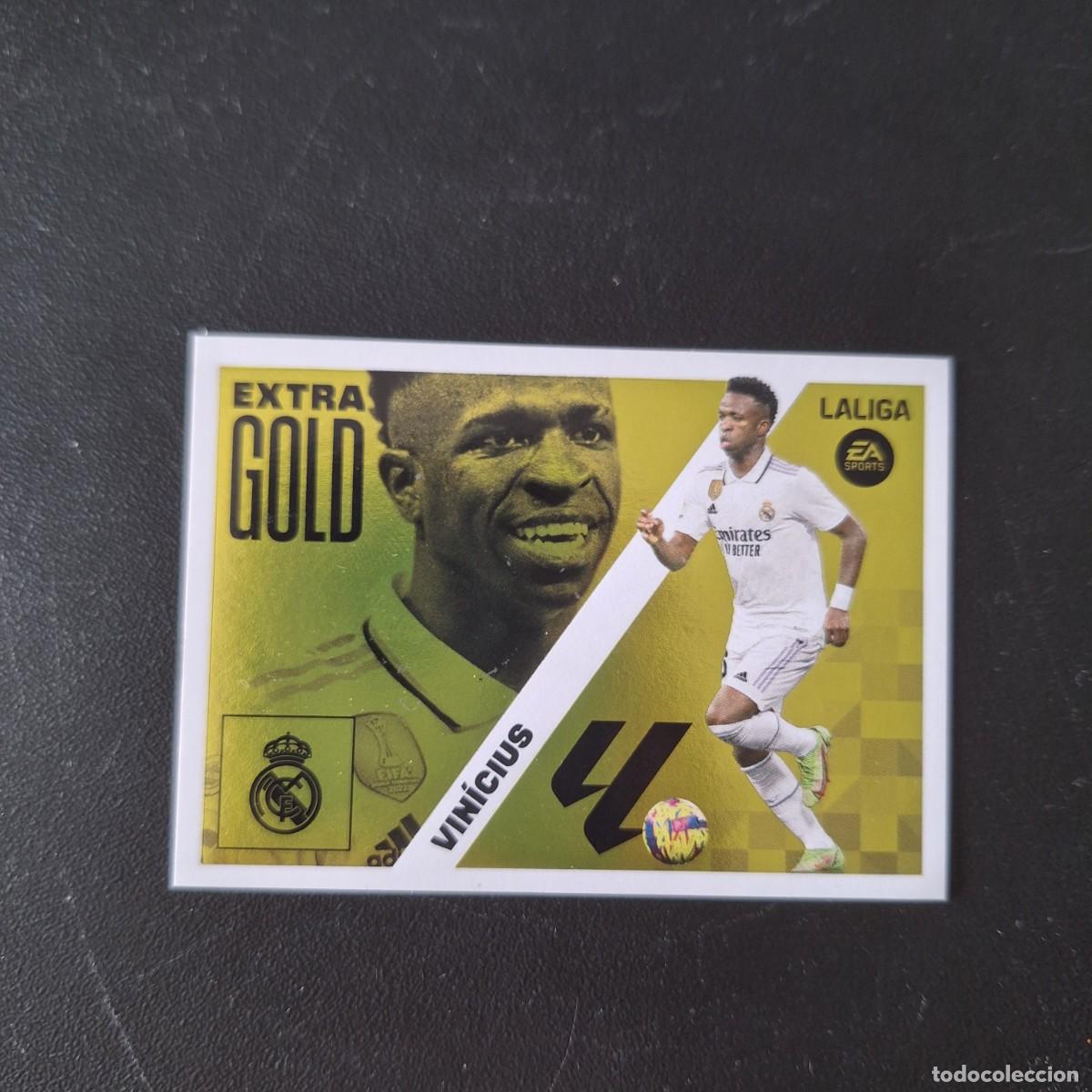 Cromos de f&uacute;tbol: CROMO VINICIUS EXTRA GOLD - REAL MADRID - PANINI LIGA ESTE 2023 2024 23 24