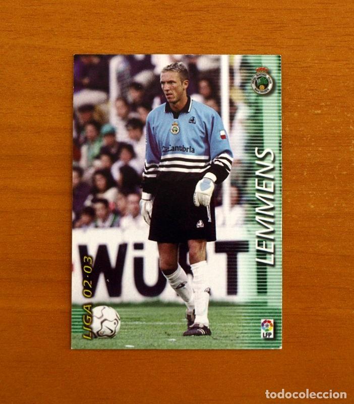 Cromos de f&uacute;tbol: Racing de Santander -N&ordm; 218 Lemmens -Mega Fichas Liga 2002-2003-02-03 -Megafichas Panini Sports