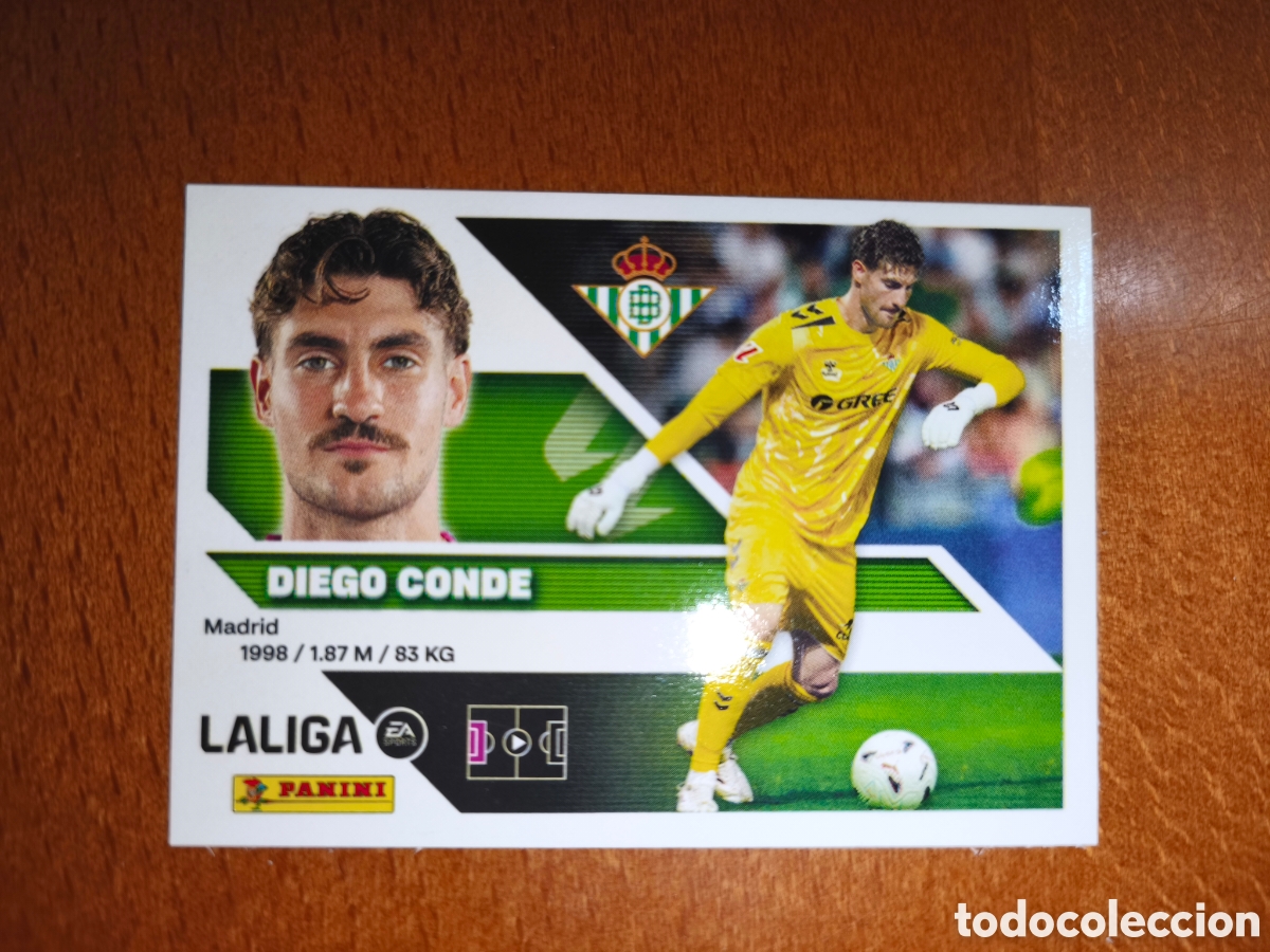 Cromos de f&uacute;tbol: Diego Conde n&deg;4 Bis Coloca liga este 26/27 Real Betis