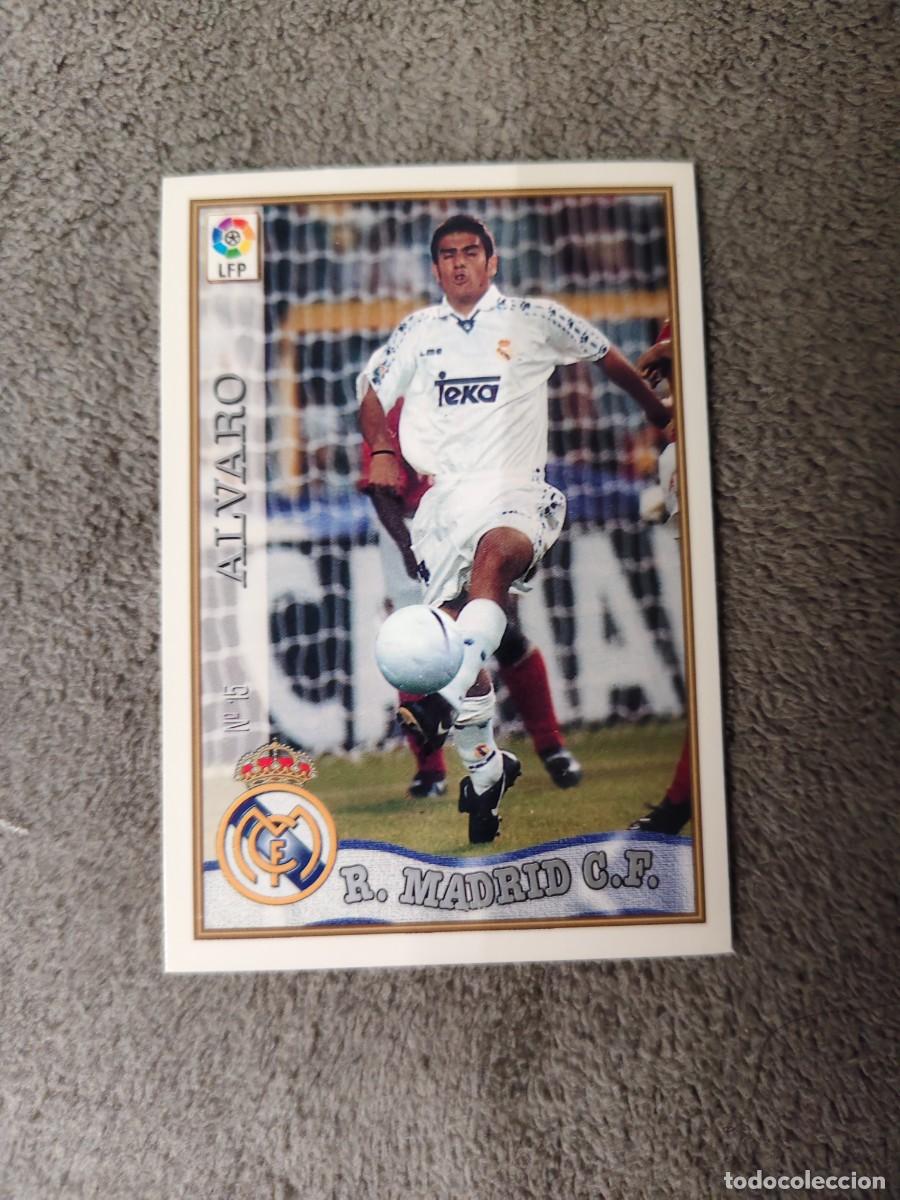 Cromos de f&uacute;tbol: 15. &Aacute;LVARO REAL MADRID MUNDICROMO FICHAS 97 98 LIGA 1997 1998 CARD ABB