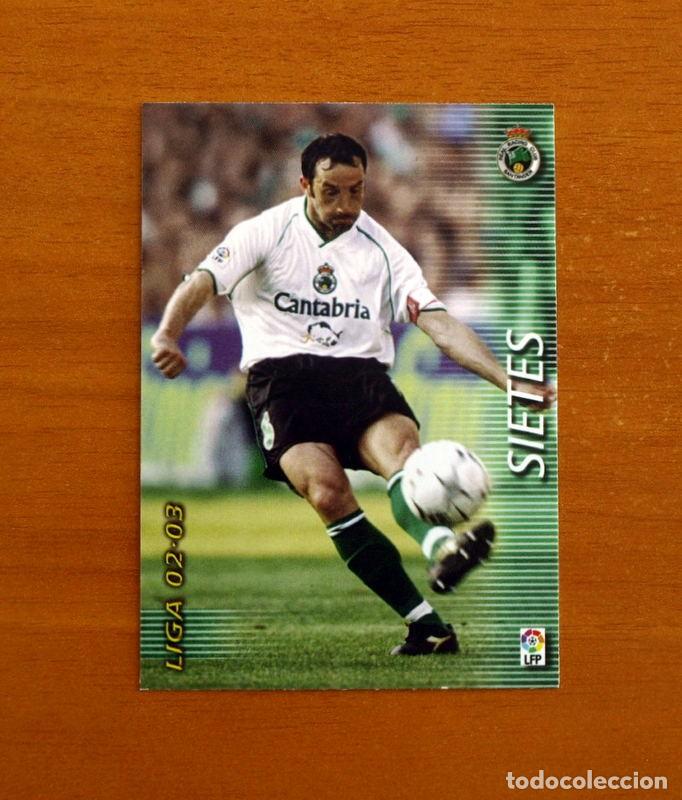 Cromos de f&uacute;tbol: Racing de Santander -N&ordm; 224 Sietes -Mega Fichas Liga 2002-2003-02-03 -Megafichas Panini Sports