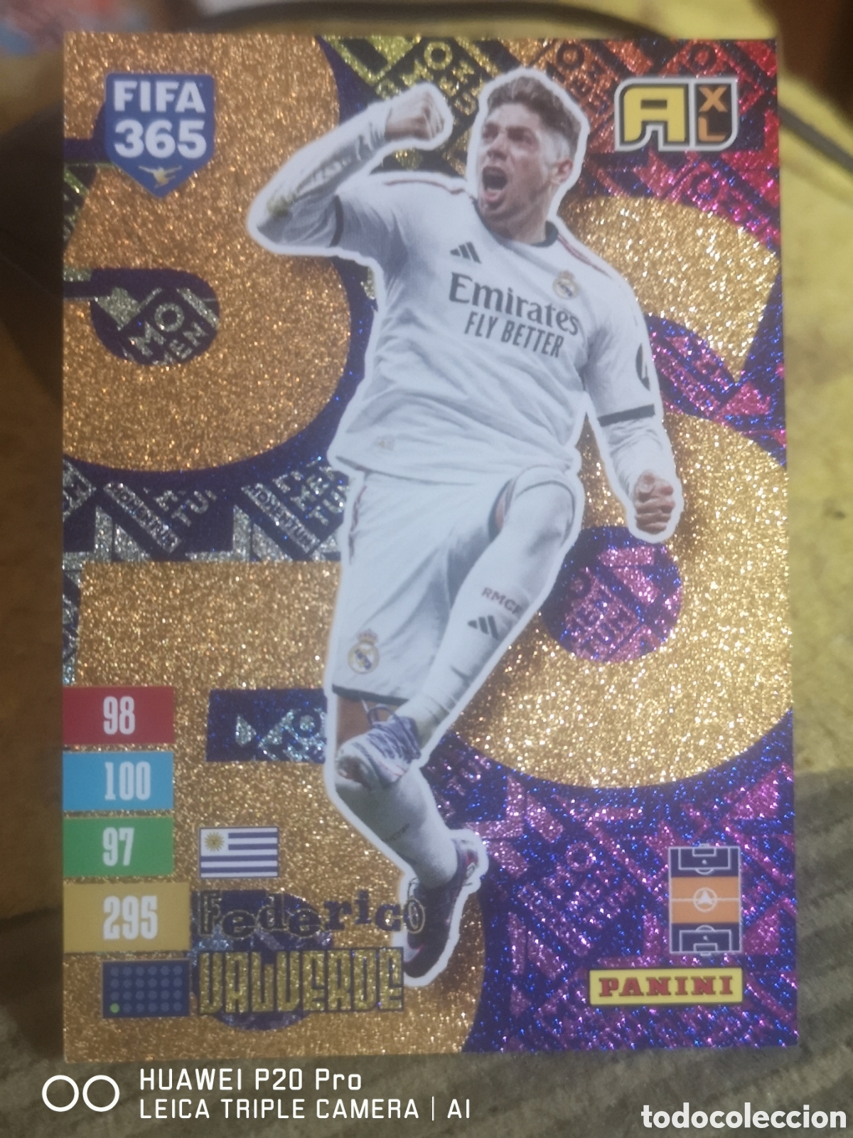 Football Stickers: VALVERDE MOMENTUM FIFA 365 ADRENALYN 2027 - REAL MADRID