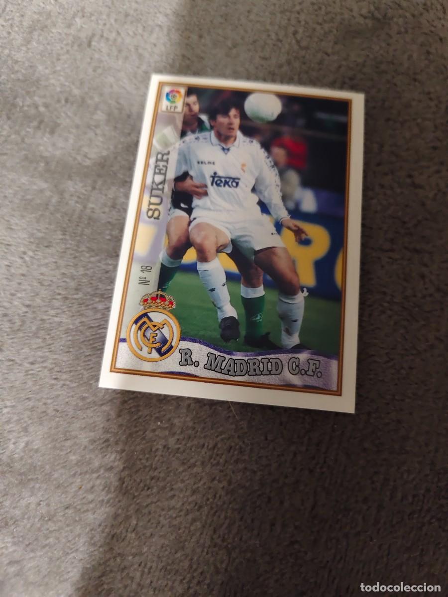 Cromos de f&uacute;tbol: 18. SUKER REAL MADRID MUNDICROMO FICHAS 97 98 LIGA 1997 1998 CARD ABB