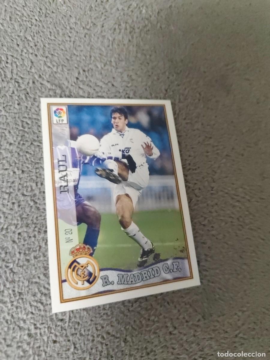 Cromos de f&uacute;tbol: 20. RA&Uacute;L GONZ&Aacute;LEZ REAL MADRID MUNDICROMO FICHAS 97 98 LIGA 1997 1998 CARD ABB