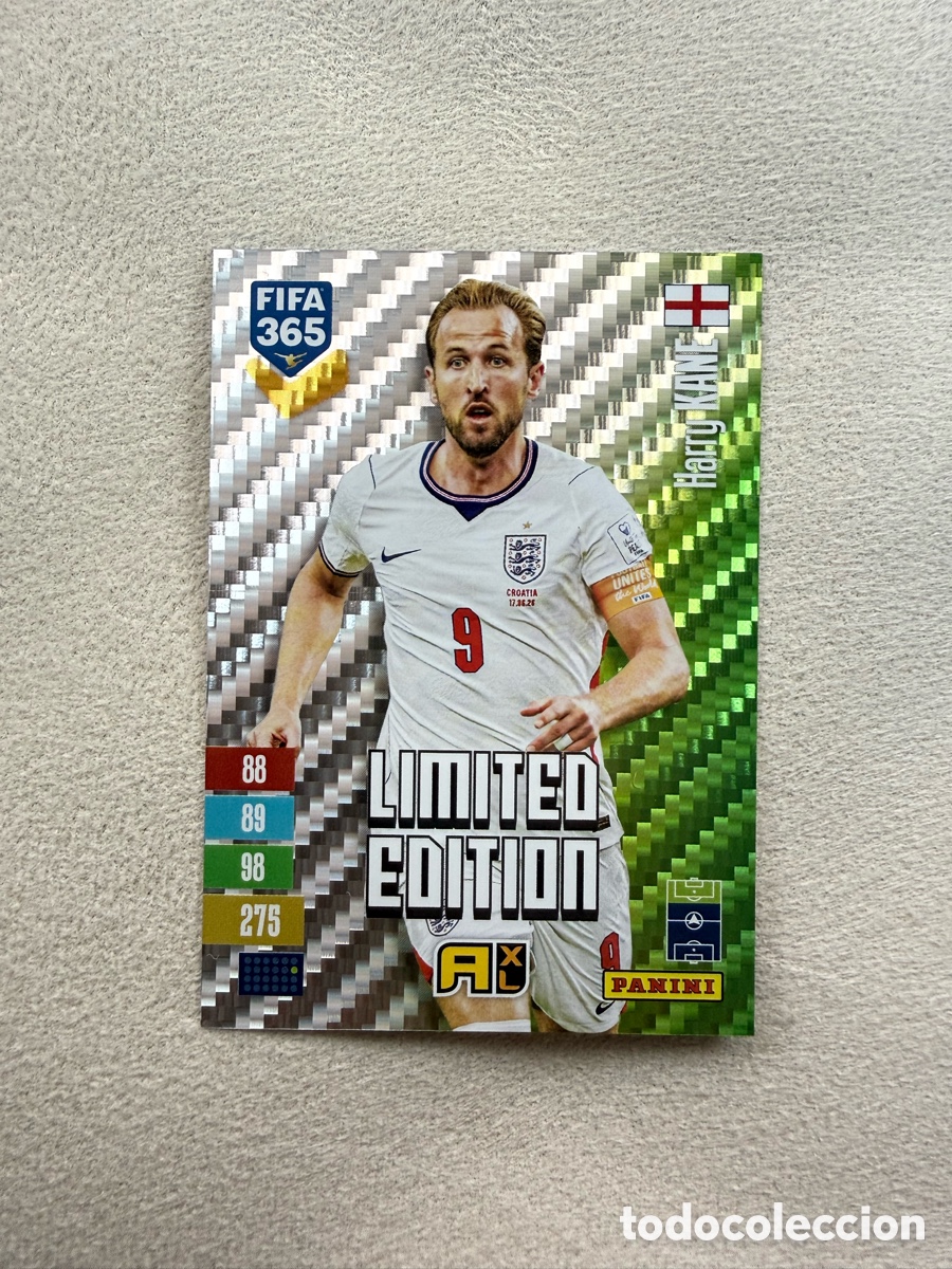Cromos de f&uacute;tbol: FIFA 365 Adrenalyn XL 2027 &ndash; Harry Kane Limited Edition
