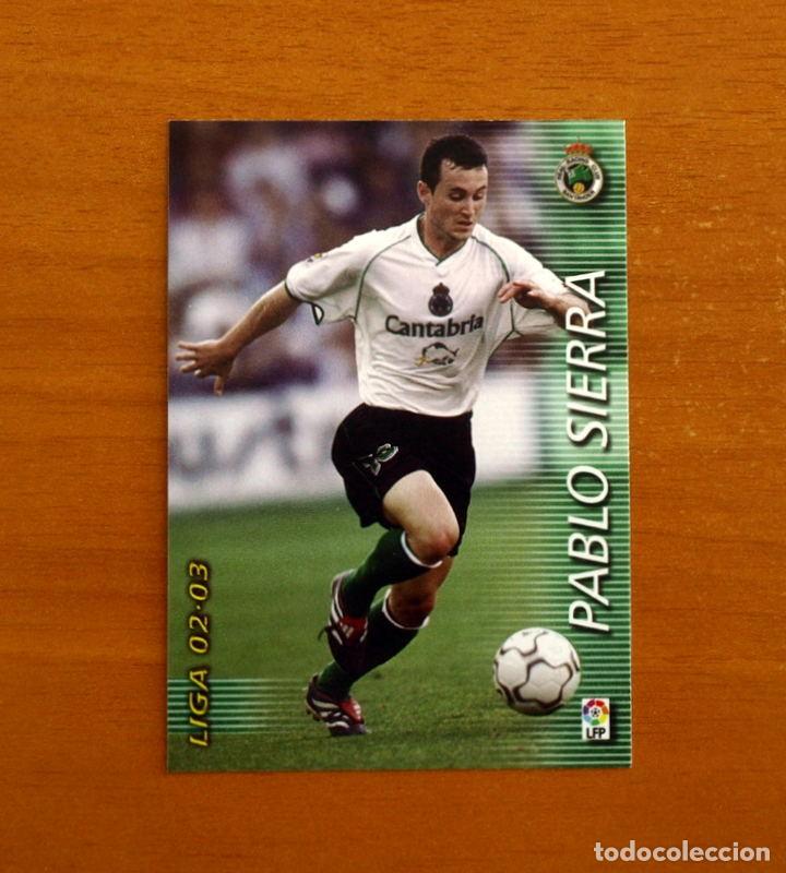 Cromos de f&uacute;tbol: Racing de Santander -N&ordm; 228 Pablo Sierra -Mega Fichas Liga 2002-2003-02-03 -Megafichas Panini Sports