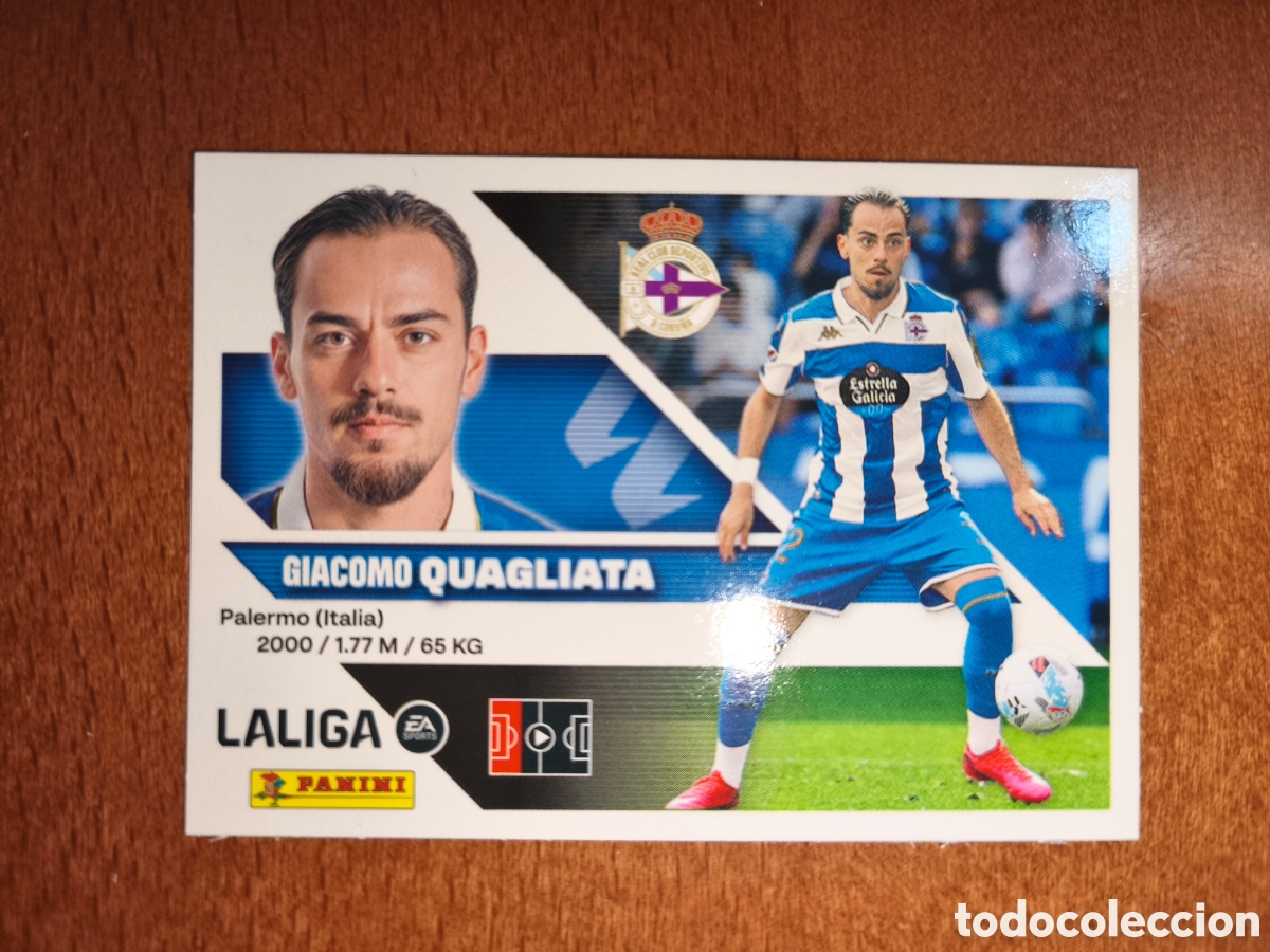 Cromos de f&uacute;tbol: Quagliata n&deg;10 liga este 26/27 Deportivo