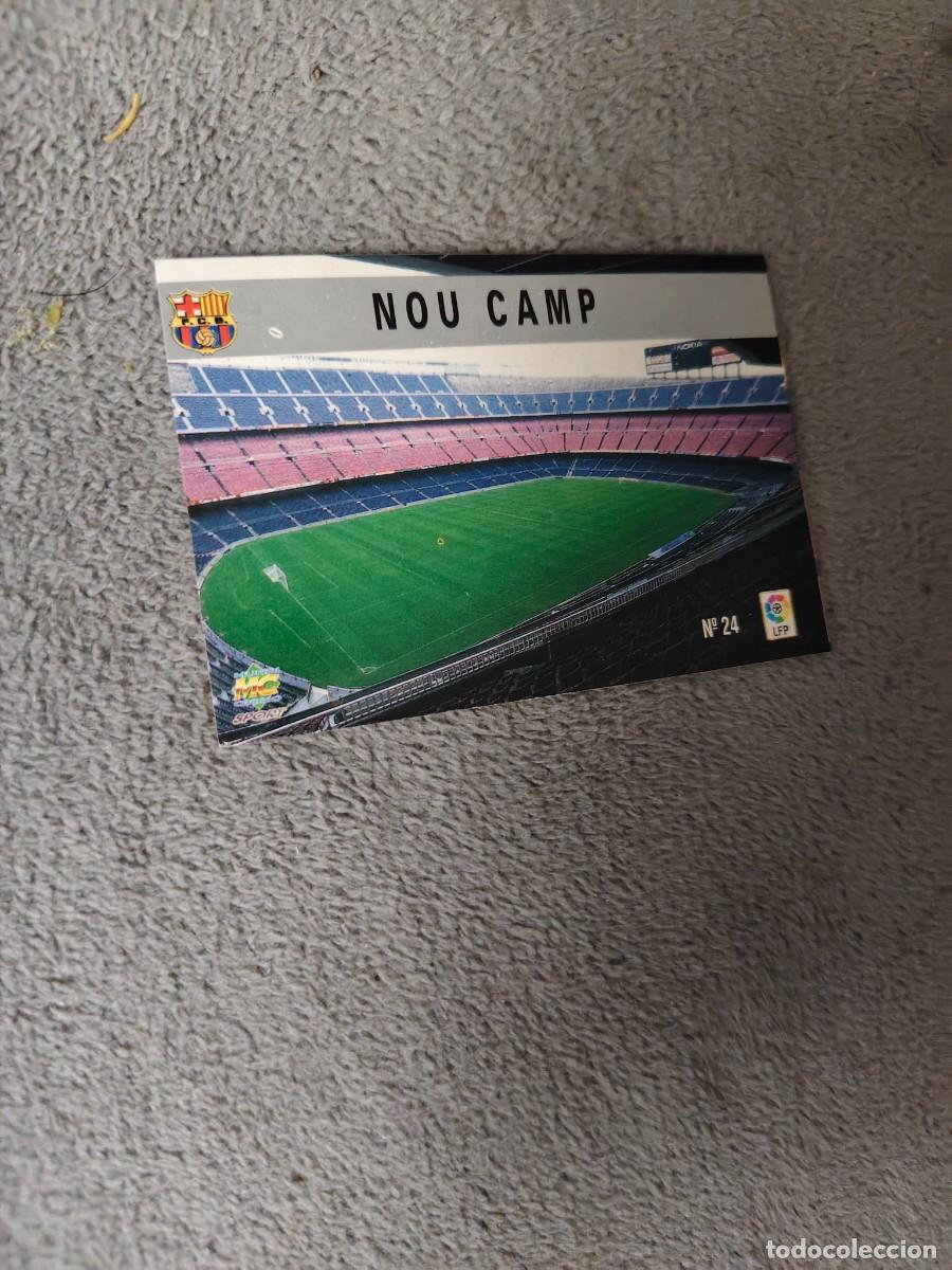Cromos de f&uacute;tbol: 24. NOU CAMP F.C. BARCELONA MUNDICROMO FICHAS 97 98 LIGA 1997 1998 CARD ABB