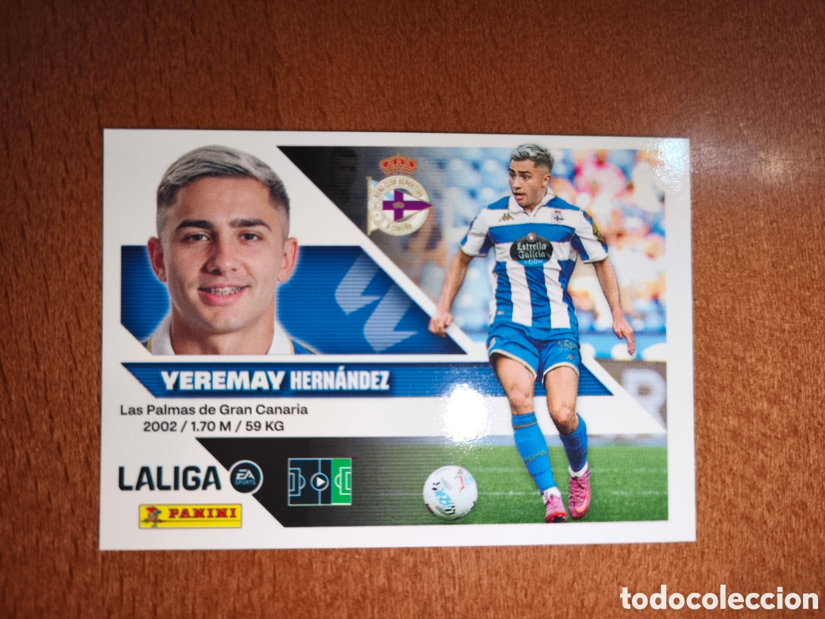 Cromos de f&uacute;tbol: Yeremay n&deg;18 liga este 26/27 Deportivo