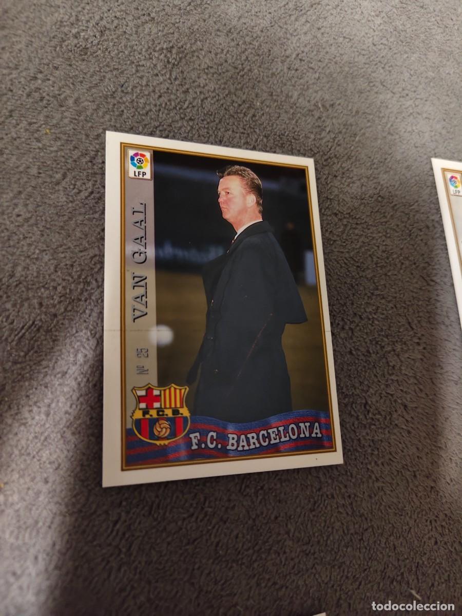 Cromos de f&uacute;tbol: 25. VAN GAAL F.C. BARCELONA MUNDICROMO FICHAS 97 98 LIGA 1997 1998 CARD ABB
