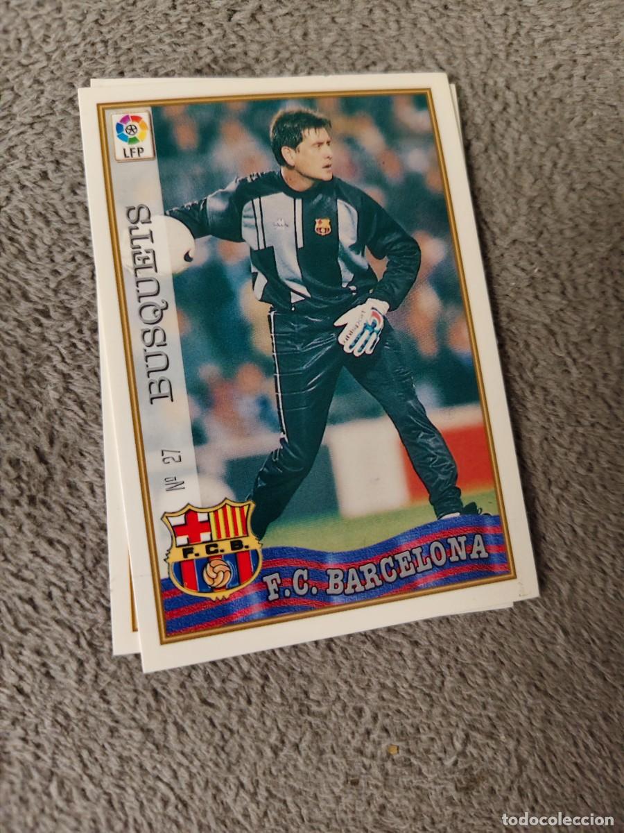 Cromos de f&uacute;tbol: 27. BUSQUETS F.C. BARCELONA MUNDICROMO FICHAS 97 98 LIGA 1997 1998 CARD ABB