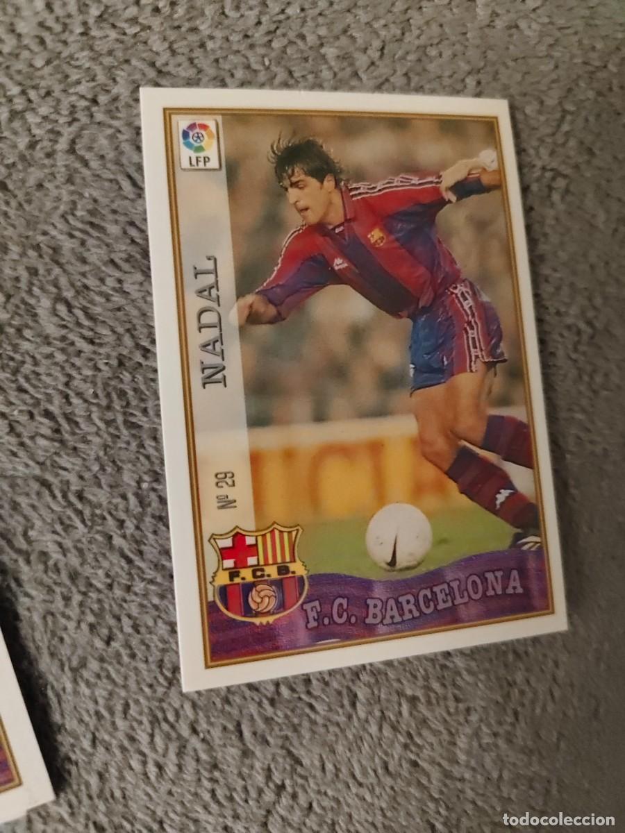 Cromos de f&uacute;tbol: 29. NADAL F.C. BARCELONA MUNDICROMO FICHAS 97 98 LIGA 1997 1998 CARD ABB