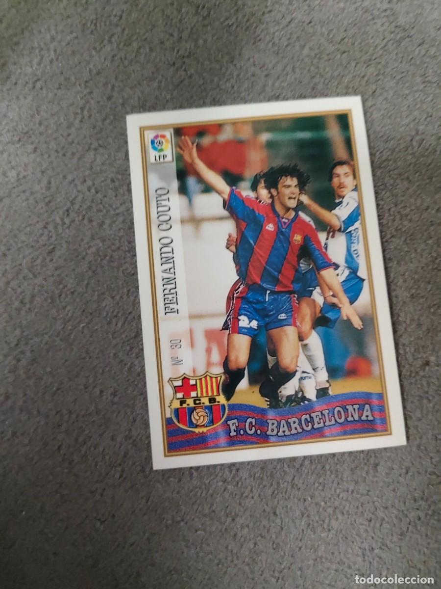 Cromos de f&uacute;tbol: 30. F. COUTO F.C. BARCELONA MUNDICROMO FICHAS 97 98 LIGA 1997 1998 CARD ABB