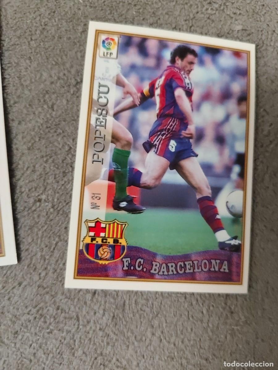 Cromos de f&uacute;tbol: 31. POPESCU F.C. BARCELONA MUNDICROMO FICHAS 97 98 LIGA 1997 1998 CARD ABB