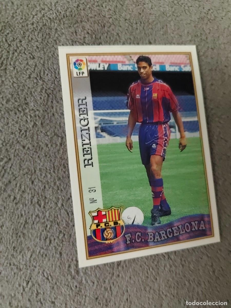 Cromos de f&uacute;tbol: 31. REIZIGER F.C. BARCELONA MUNDICROMO FICHAS 97 98 LIGA 1997 1998 CARD ABB